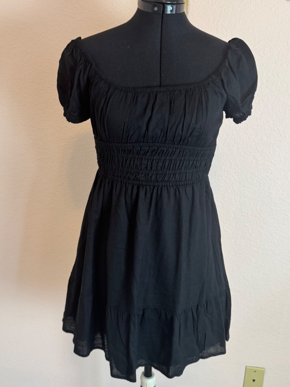 Milkmaid Whimsigoth Peasant Hollister  Mini Dress Sz S NWT